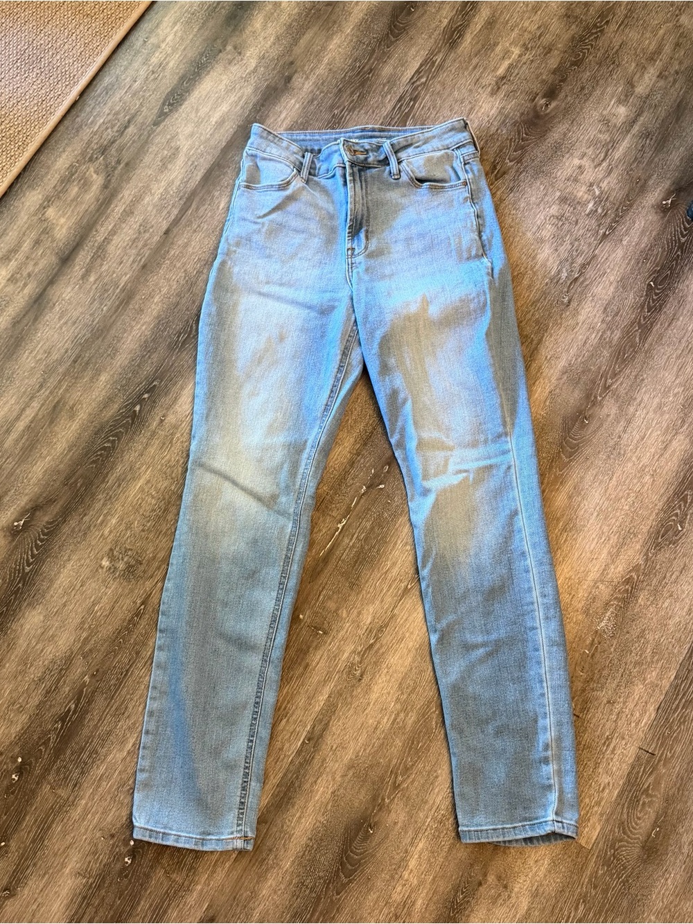 High Rise Straight Jeans
